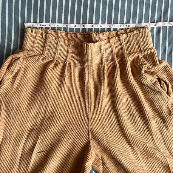 FP Movement by Free People corduroy Tan Cropped Pants size small - Picture 9 of 11